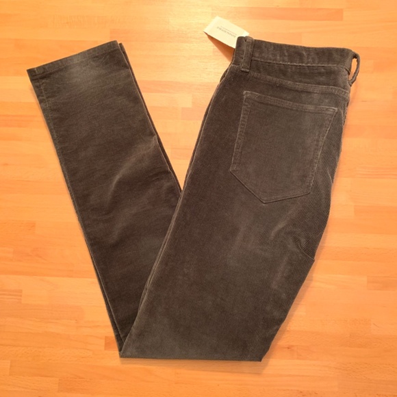 Banana Republic Women Skinny Stretch Low Rise Olive Green Corduroys Size 28 - Picture 14 of 14